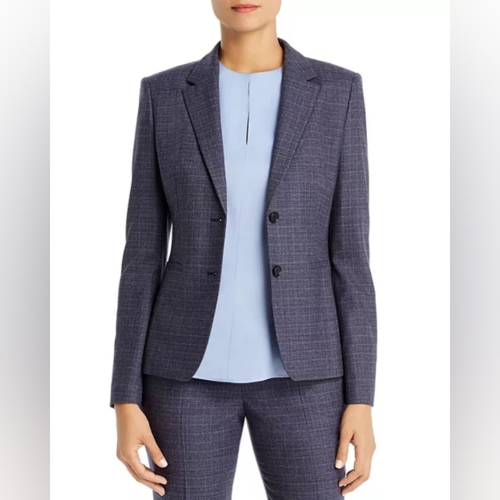 Boss By Hugo Boss Julea Tailored Wool Blazer Feminine Luxury Professional
